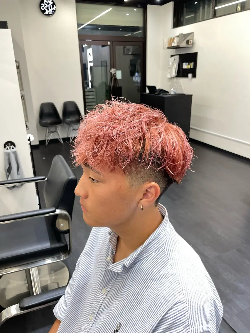 カラー パーマ メンズ カット ヘアカラー パーマ ✨メンズ特化✨鈴木 遼太のヘアスタイル