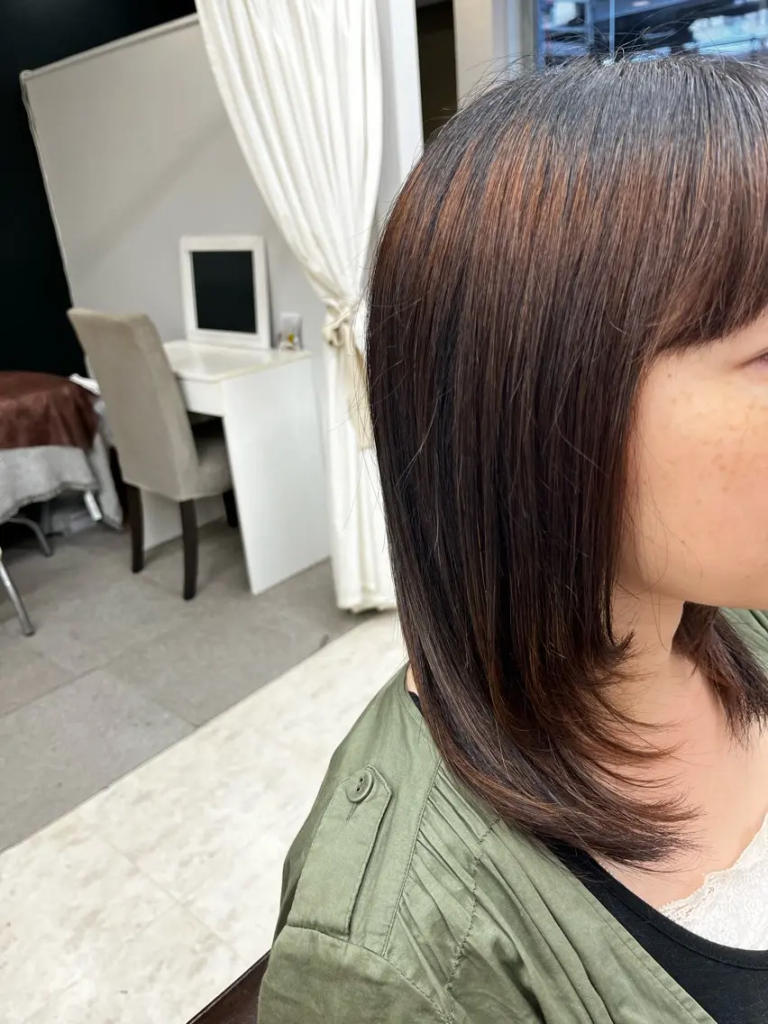 ロング 産休の為お休みです! 小島凜のヘアスタイル