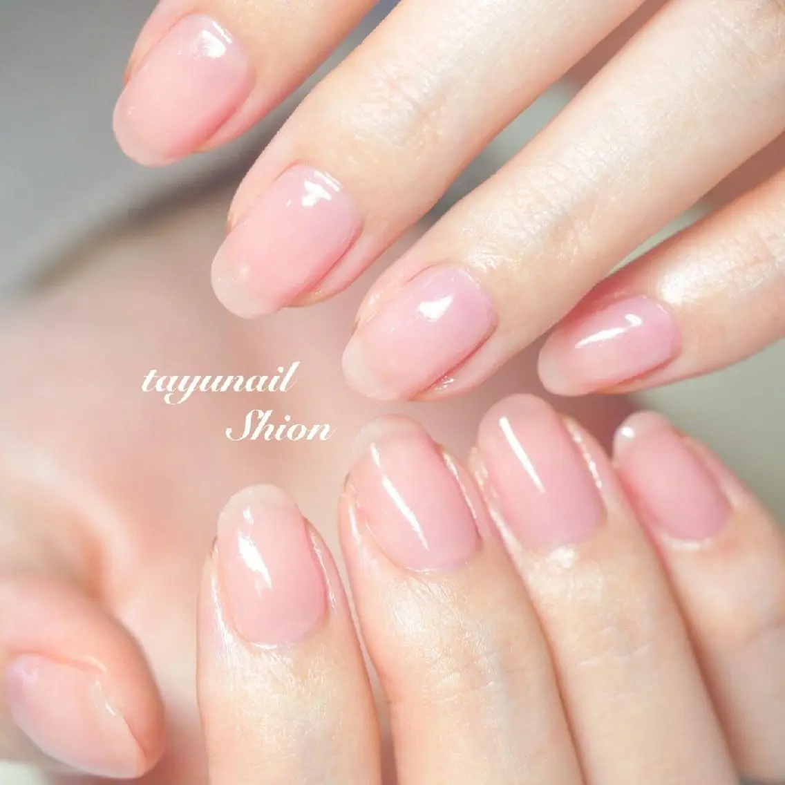 ネイル ブルー ジェルネイル パラジェル 春ネイル ネイルサロン 【たゆnail】のネイルデザイン