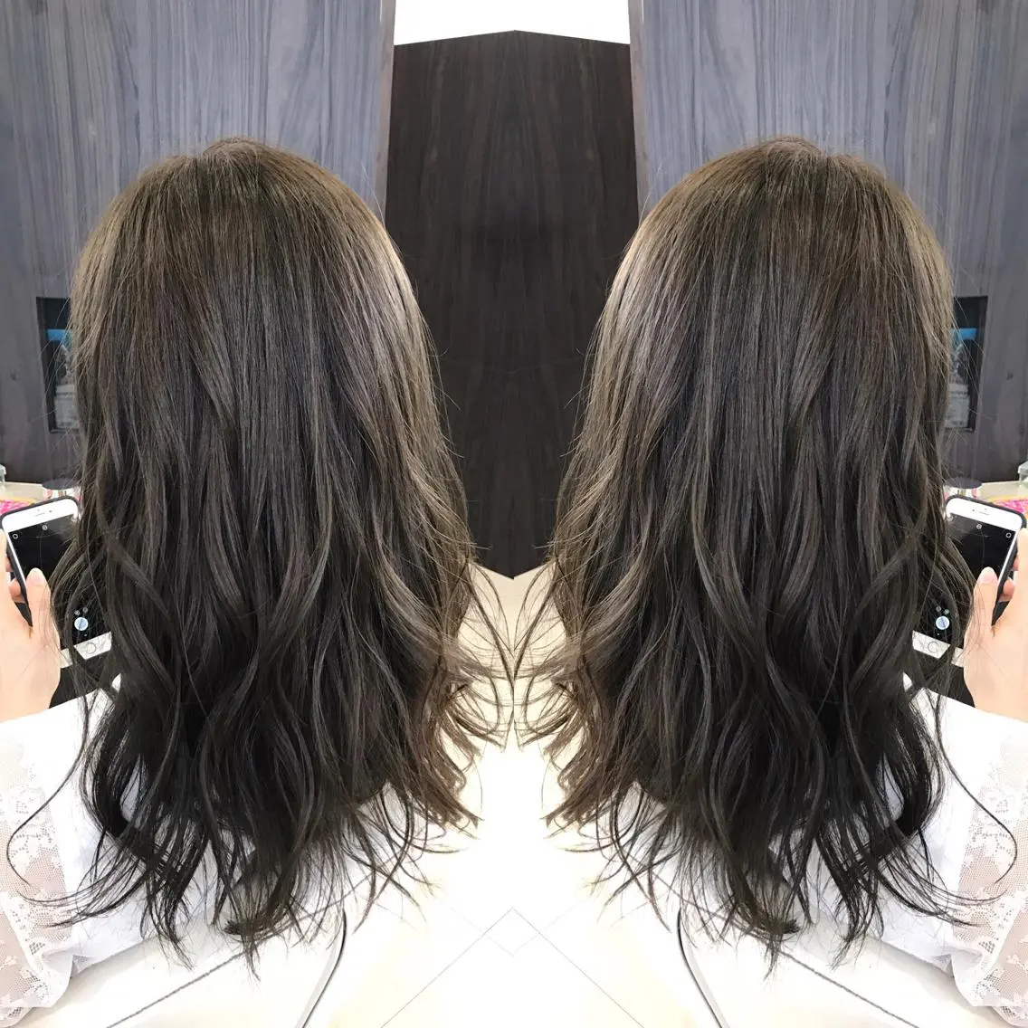 ロング カラー 外国人風カラー Oopsレイヤー 加藤澄都のヘアスタイル