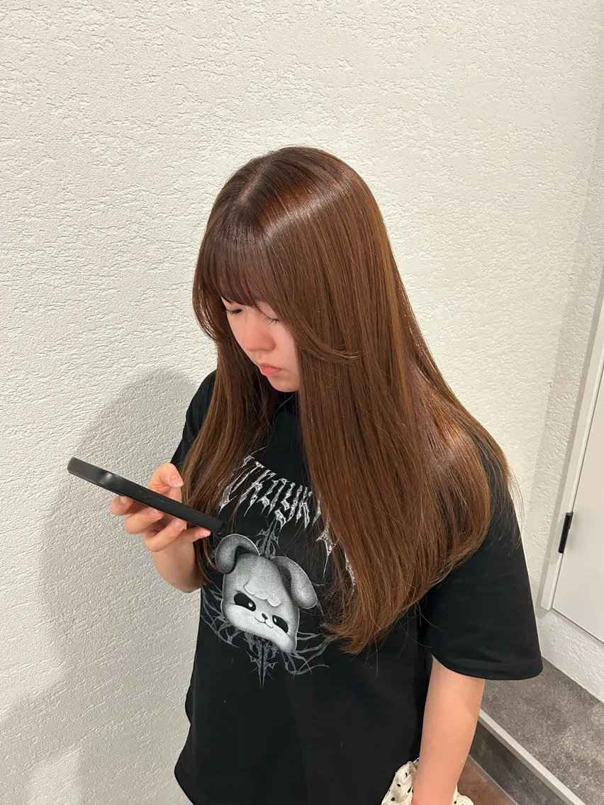 カラー ヘアカラー 大澤 菜奈子のヘアスタイル