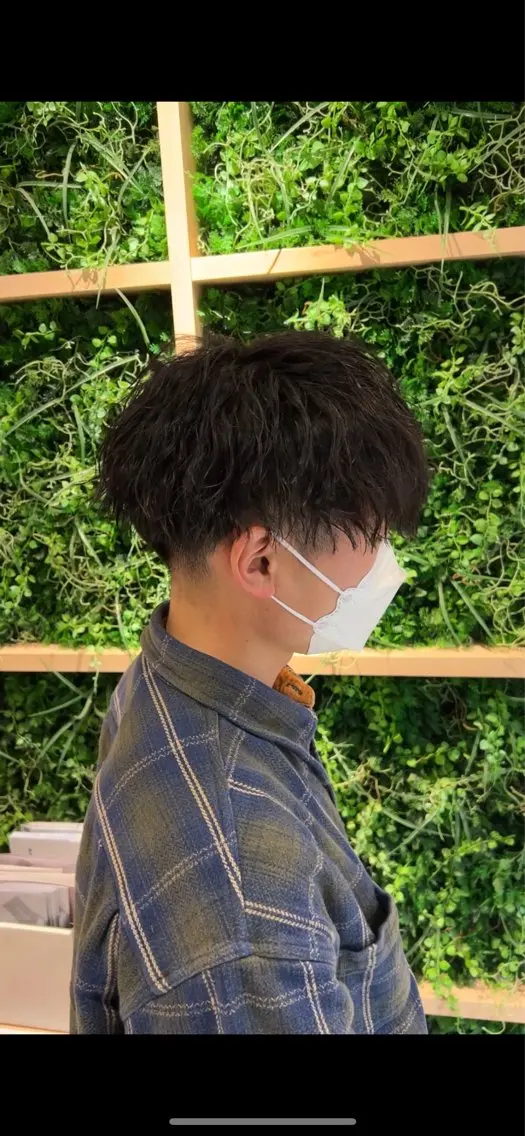 ショート パーマ 似合わせカット カット パーマ KENTO 【茨城1の縮毛矯正】のヘアスタイル