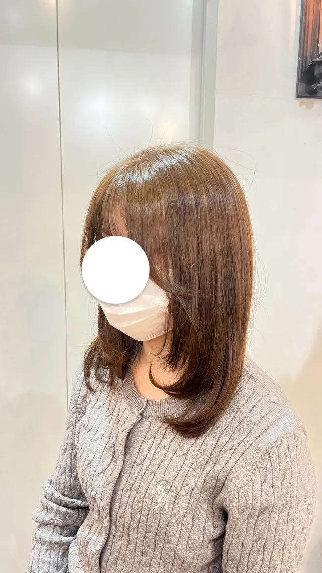 ロング ロングレイヤー レイヤーカット ロング 東　　茉央/カラー/ パーマ🧸銀座のヘアスタイル