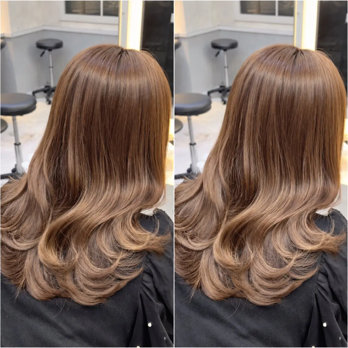 ミディアム カラー カット ヘアカラー トリートメント kouta/レイヤー /巻ける縮毛矯正🪽のヘアスタイル