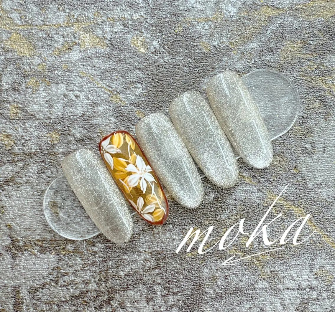 ネイル ハンドネイル ハンドケア 胡蝶蘭レディースサロ ンNailMOKAのネイルデザイン
