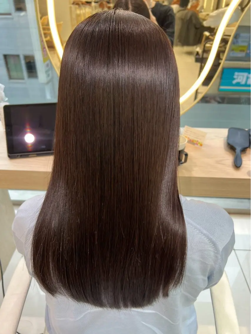 ロング オオイシ ユウガのヘアスタイル
