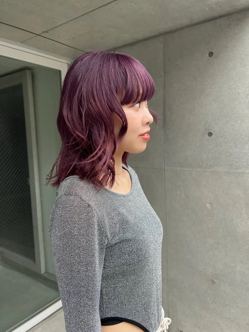 ミディアム カラー ブリーチ ヘアカラー manami / カットモデルのヘアスタイル