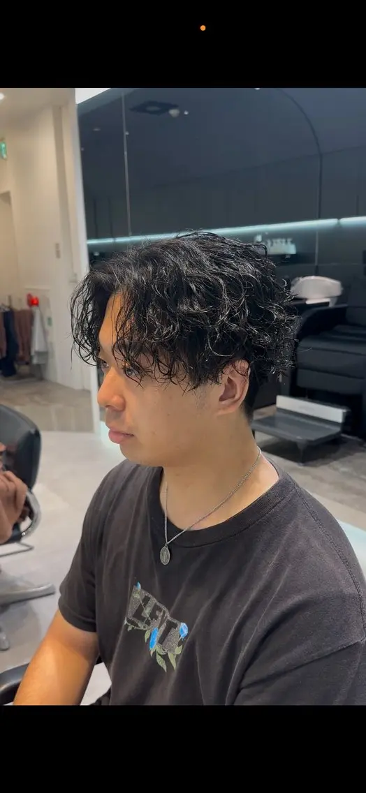 ショート パーマ メンズ 似合わせパーマ🔥 河浪 大智のヘアスタイル