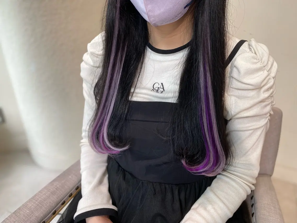エクステ ハイトーン✨艶髪💘 💘 AYANO💘のヘアスタイル