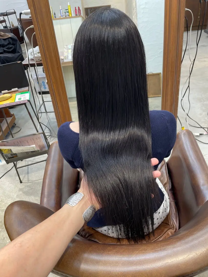 羽エクステ100本の写真