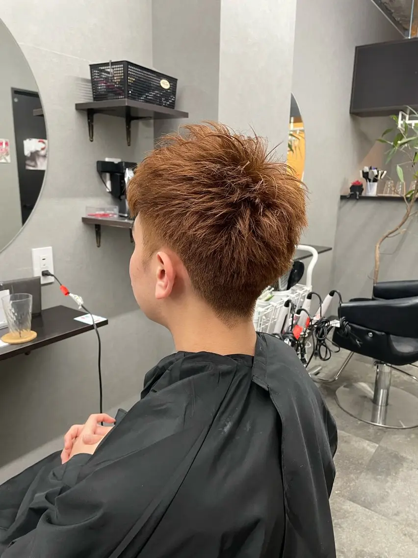 カラー メンズ 🌹ミラクル美容師 🌹ブリーチくっぽのヘアスタイル