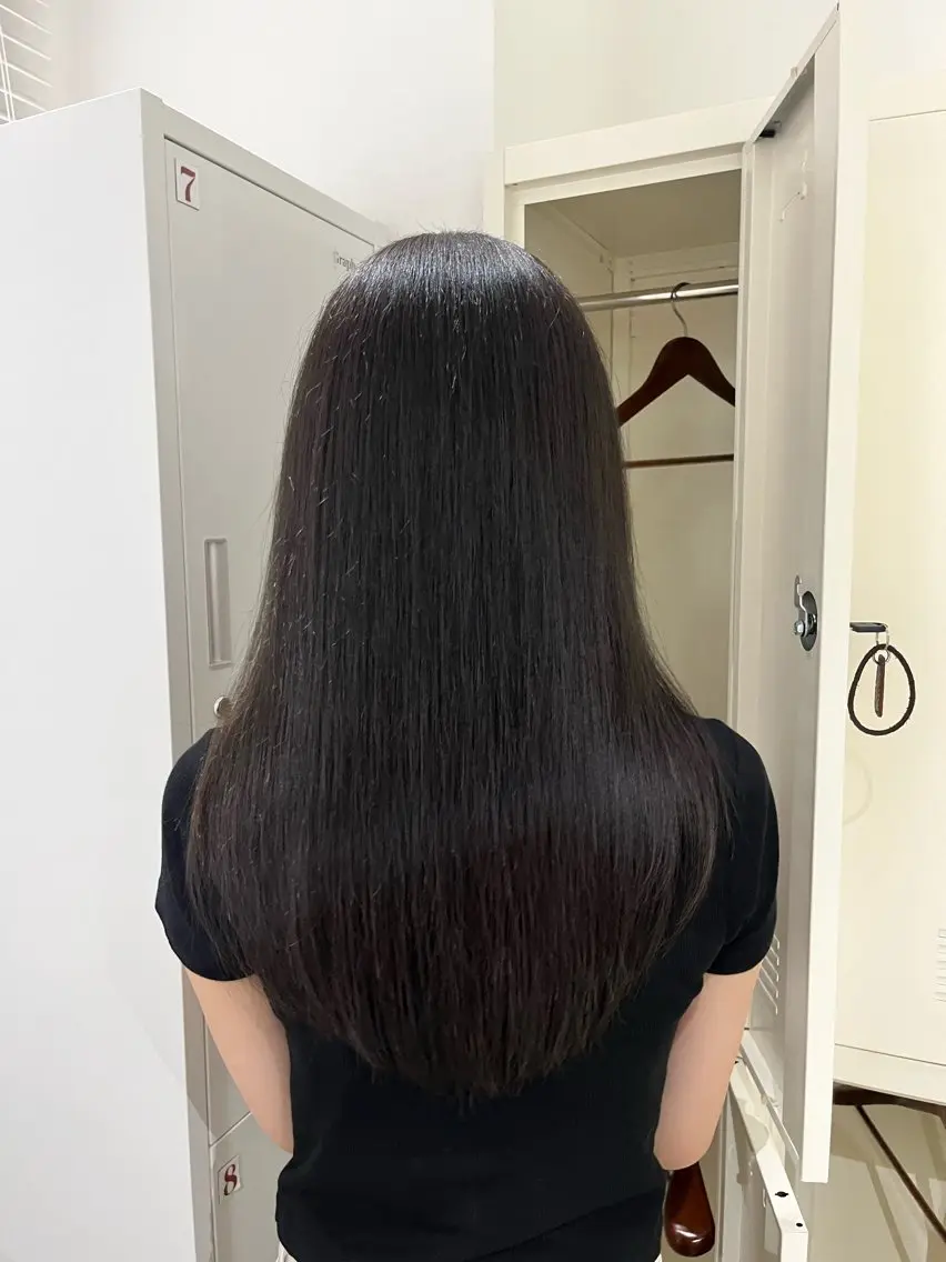 ロング 原口 桃歌のヘアスタイル
