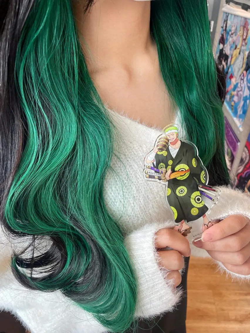 ロング カラー インナーカラー カット ヘアカラー インナーカラー 推し ブリーチ 髪質改善のヘアスタイル