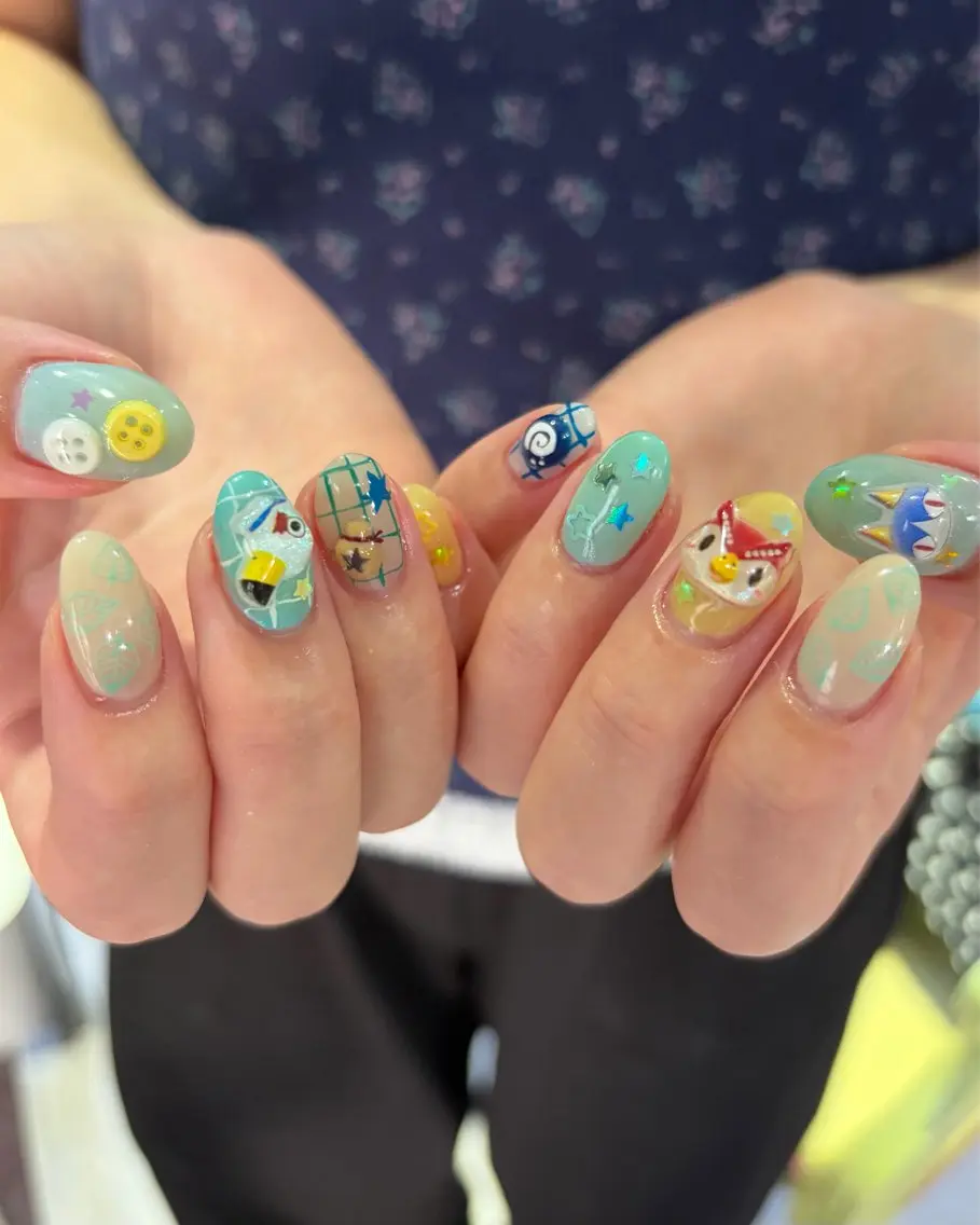 ネイル ハンドネイル フットネイル ASA nail / アート☀︎ニュアンスのネイルデザイン