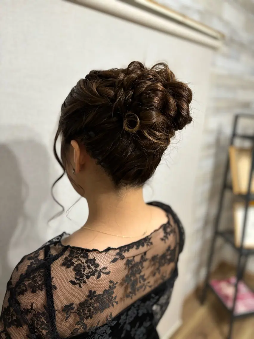 ヘアアレンジ ヘアセット hair salon【クラン】のヘアスタイル
