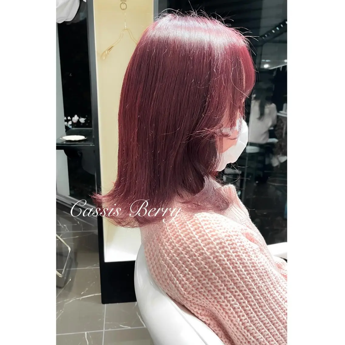 ミディアム カラー ブリーチ ヘアカラー miyu /トレンド カラー×艶髪のヘアスタイル