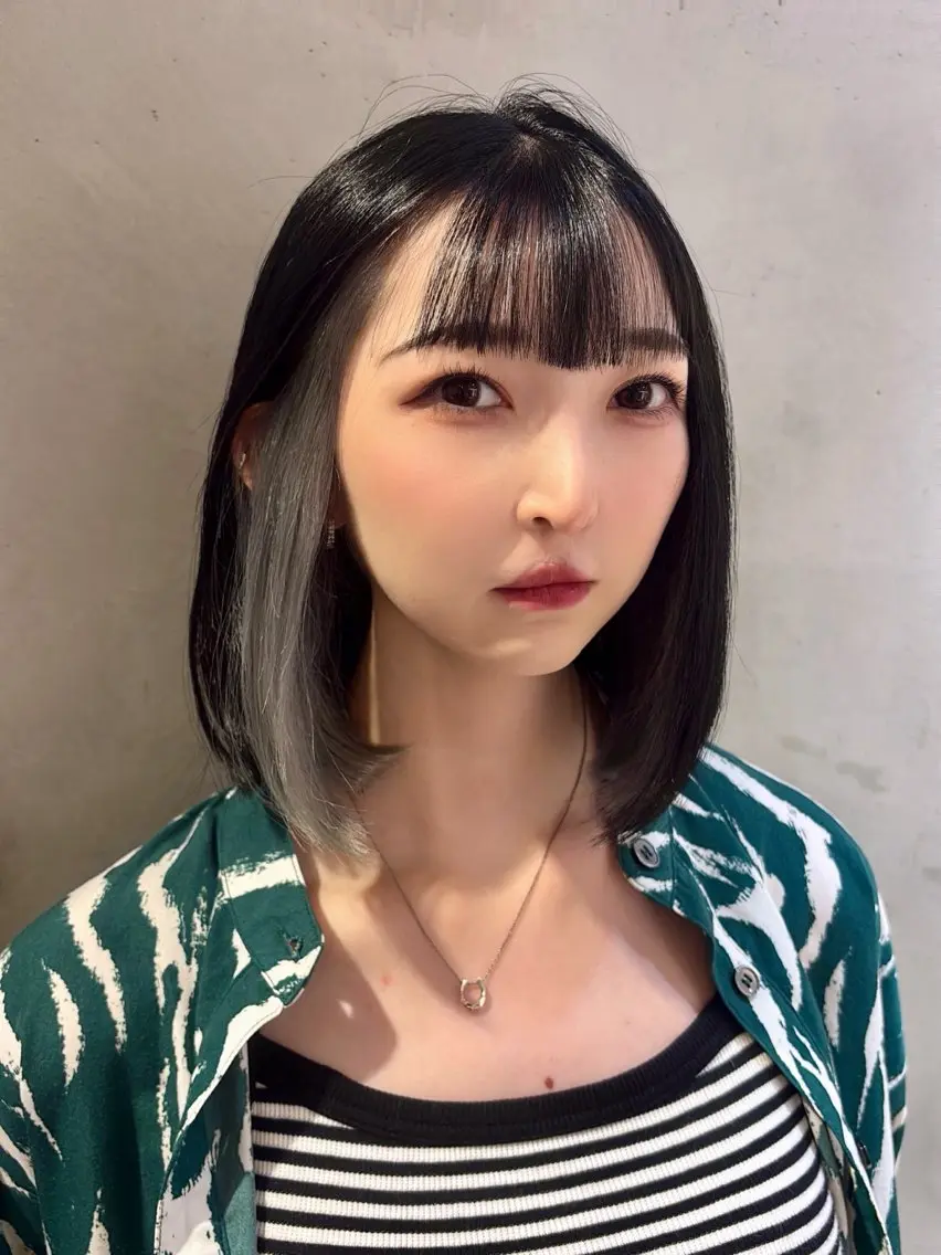 👼🏼🦖🚀インナーorイヤリングカラー+全体カラー+トリートメント🐶🩵🤍の写真