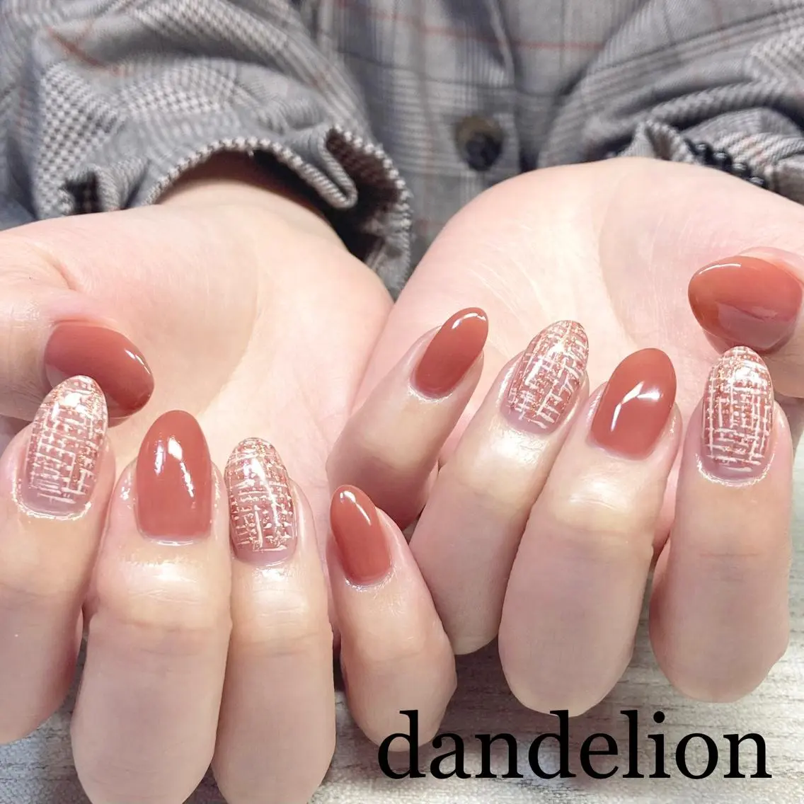ネイル ハンドネイル ハンドケア dandelion ダンデライオンのネイルデザイン