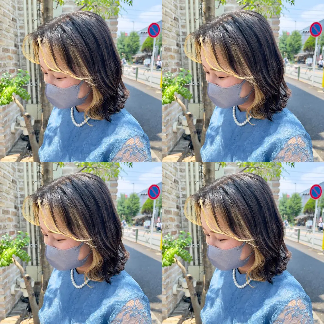 ショート カラー 大人可愛い透明感🌟 小顔・韓国髪🌟野中のヘアスタイル