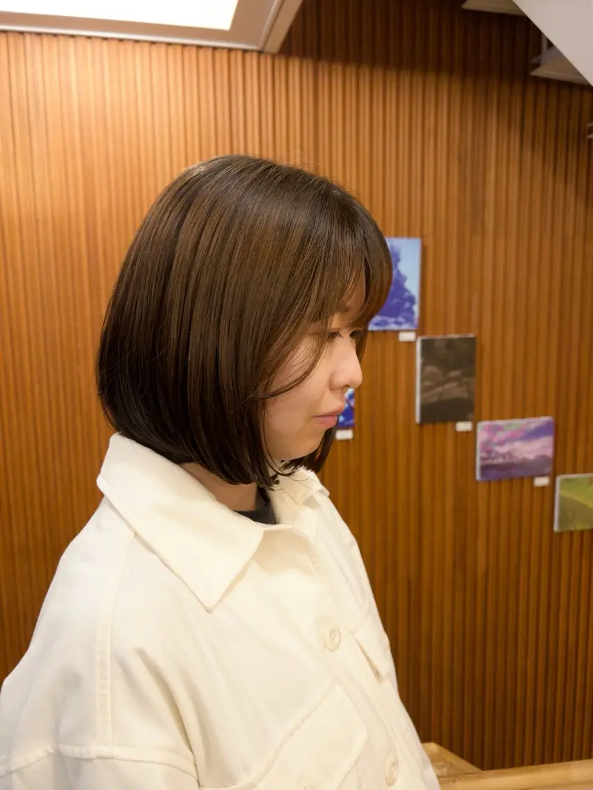 ミディアム アオキ サキ💫のヘアスタイル