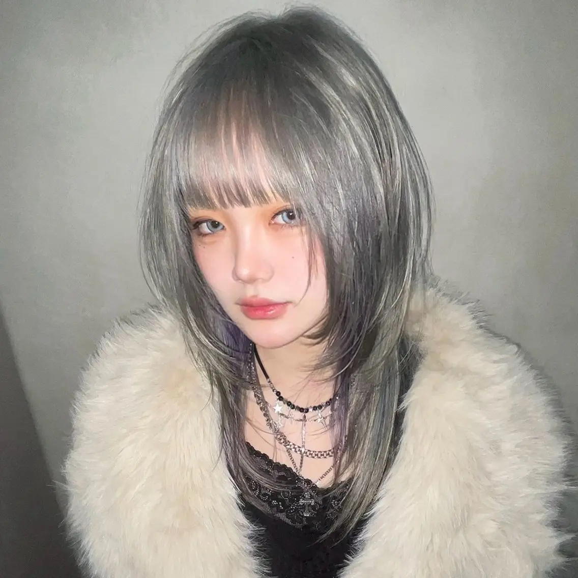 ロング カラー カット ヘアカラー ブリーチ/レイヤー 艶カラー💫チャンのヘアスタイル