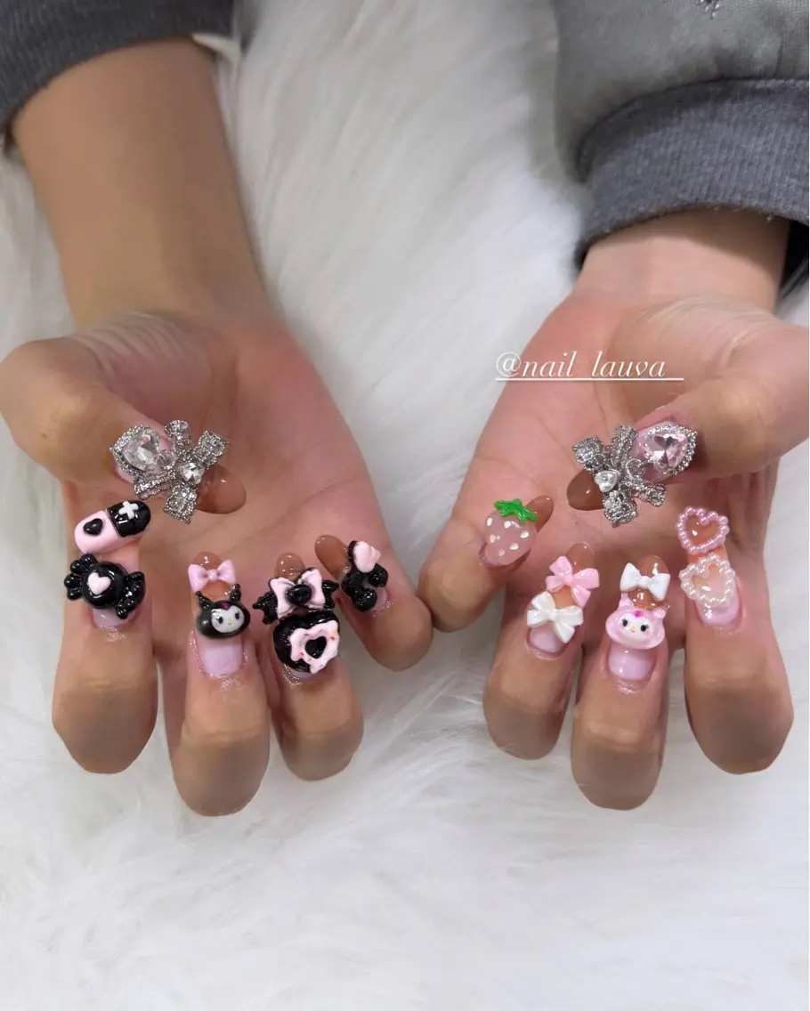 ネイル バレンタイン nailsalon lauvaのネイルデザイン