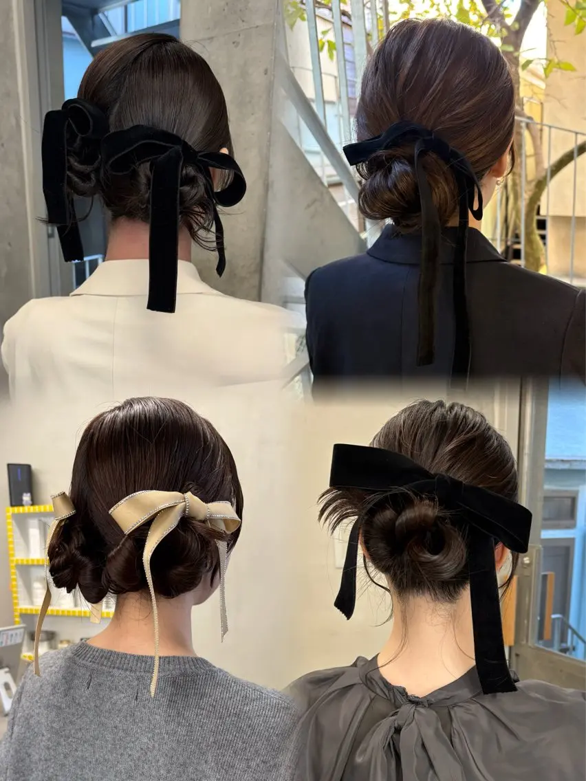 セミロング ヘアアレンジ ヘアセット yuuna/ ハッシュカット🎀のヘアスタイル