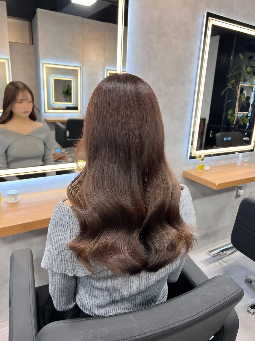 ロング カラー 💖札幌カラー 指名No.1💖玲奈のヘアスタイル