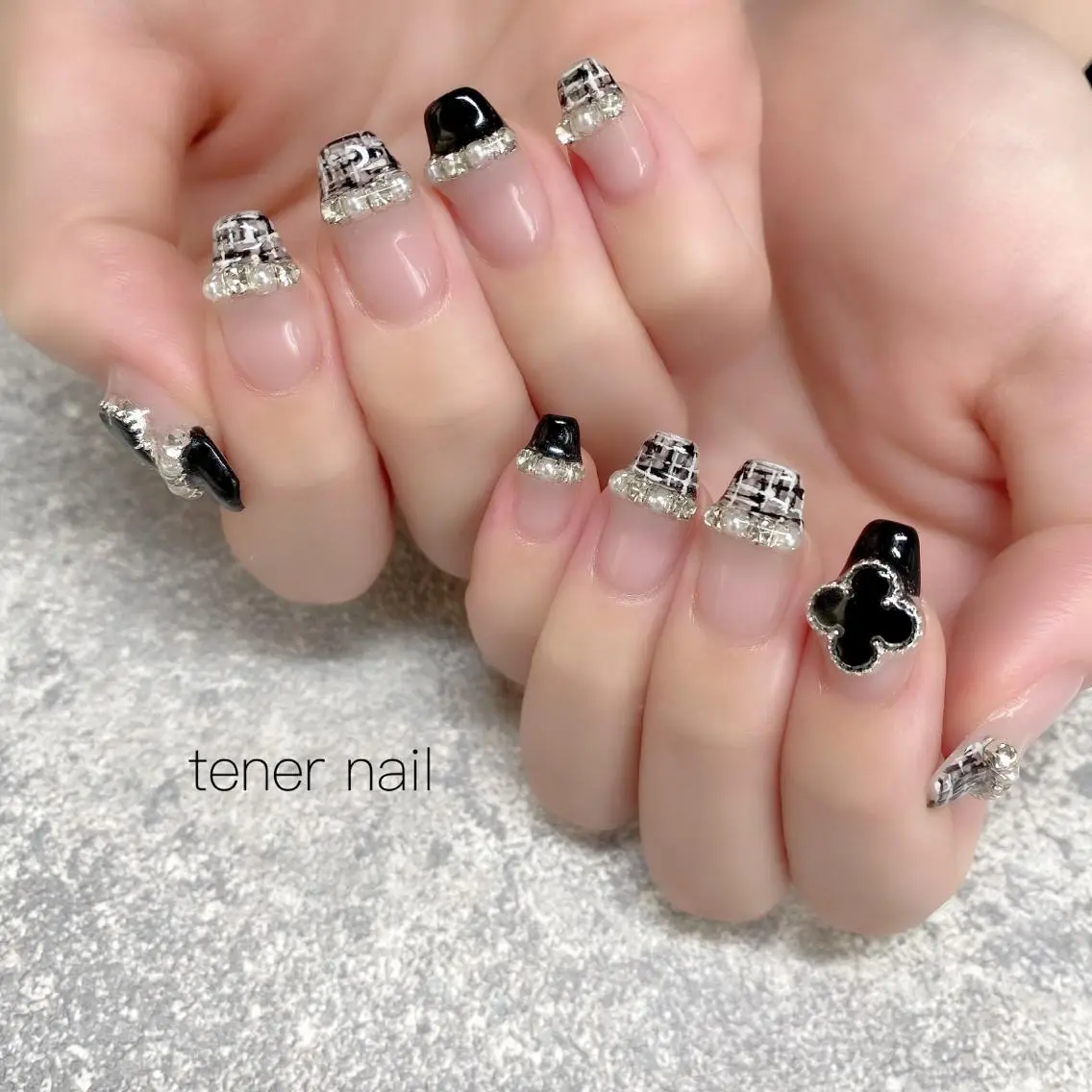 ネイル ツイードネイル テネルネイル tener nailのネイルデザイン