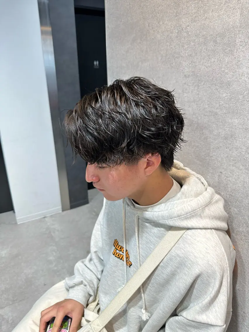 ショート パーマ メンズ メンズパーマ 【パーマ率90%】 サエキカズマのヘアスタイル