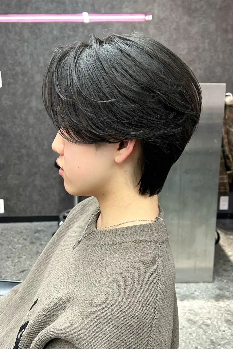 ショート カラー メンズ カット ヘアセット メンズスタイリスト 前田雄輝のヘアスタイル