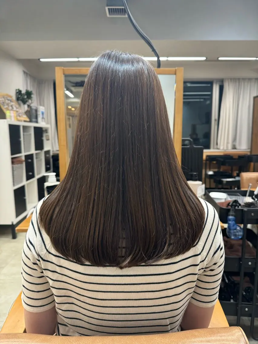 ロング レイヤー/ショート/ 透明感/銀座/れんのヘアスタイル