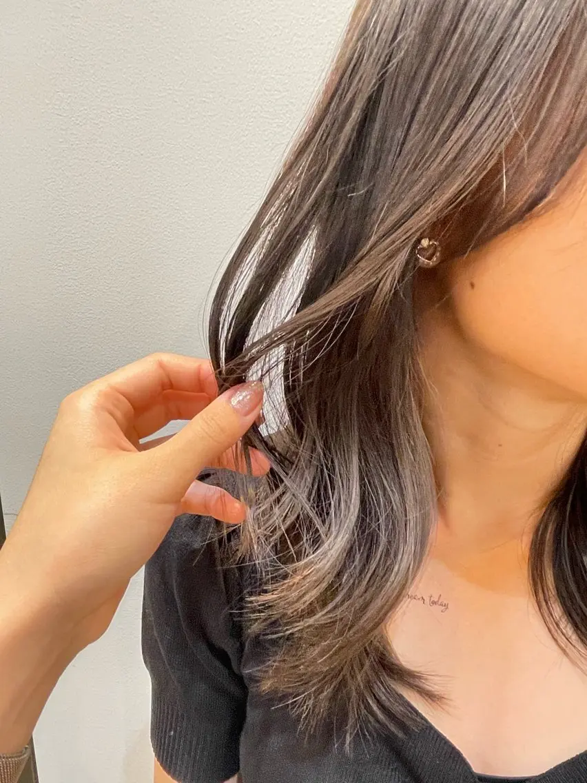 ミディアム レイヤーカット Hana❁⃘*.゚ Jr.stylistのヘアスタイル