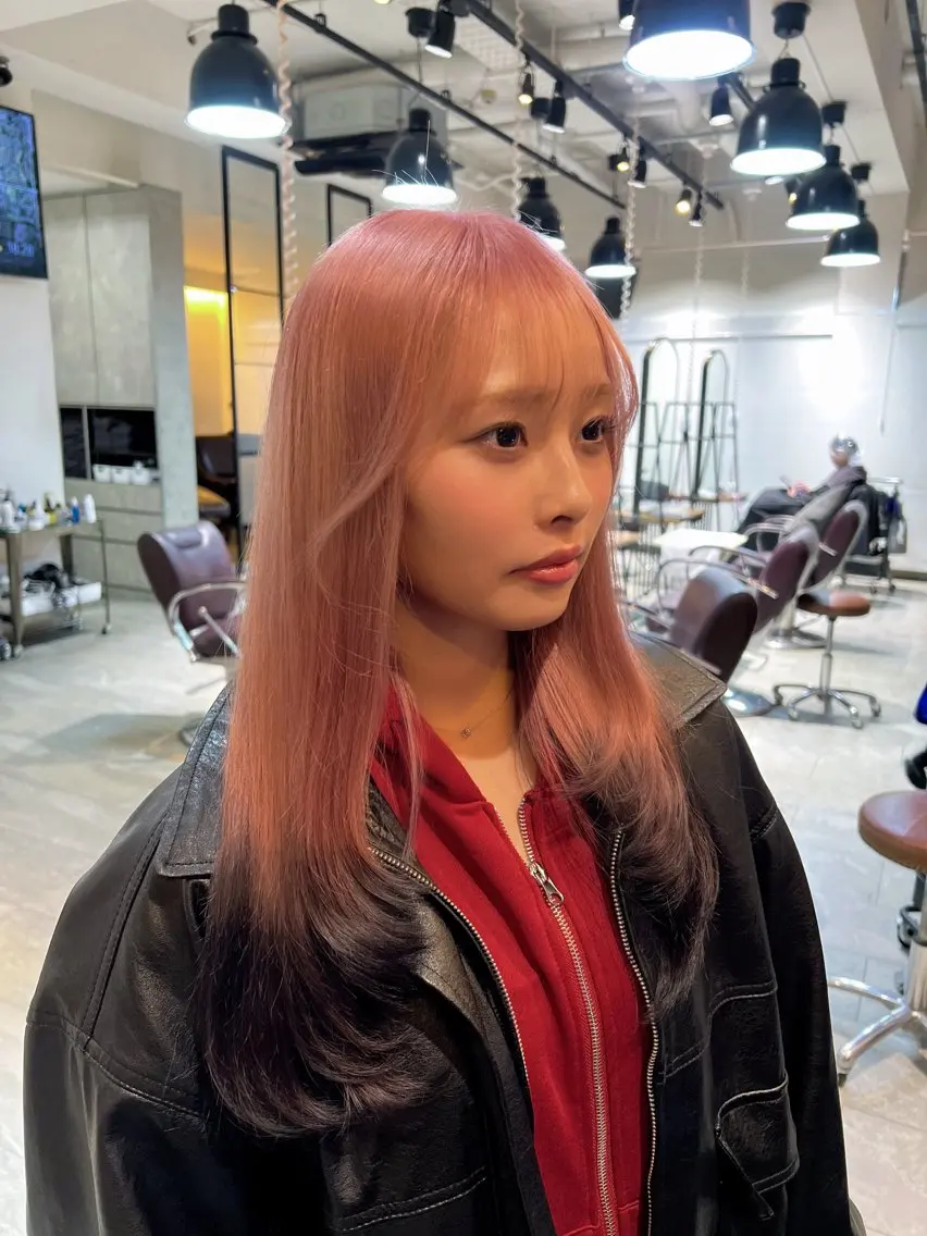 ロング カラー ヘアアレンジ 🎀ハイトーン・艶 カラー HANA🎀のヘアスタイル