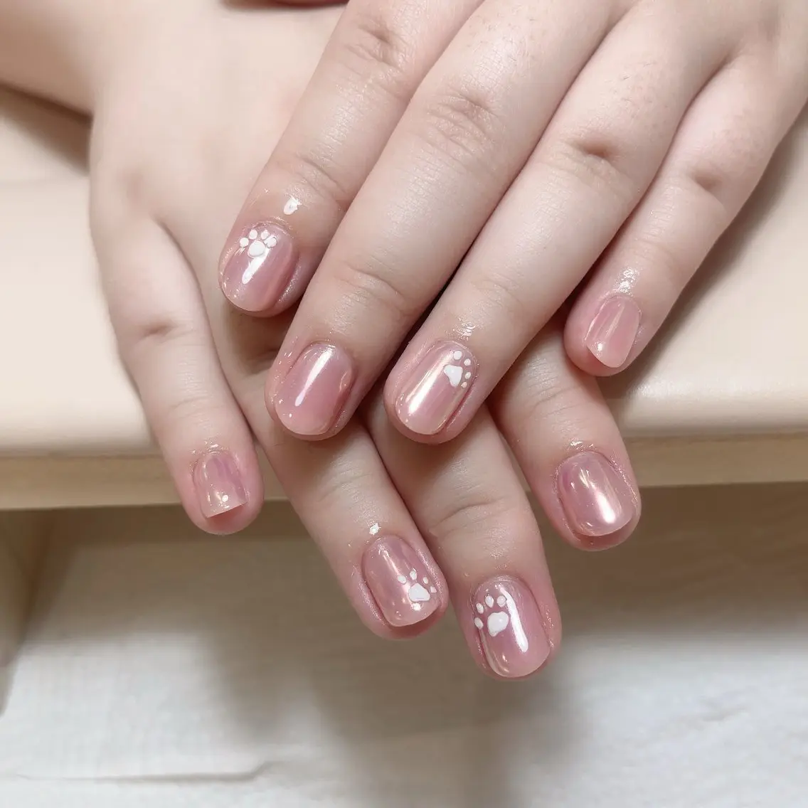 ネイル ハンドネイル MoonNail ユリ🌸のネイルデザイン