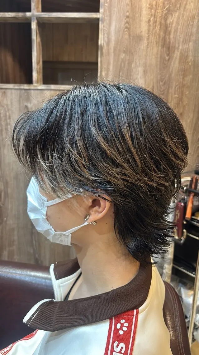 メンズ 稲月 凌のヘアスタイル