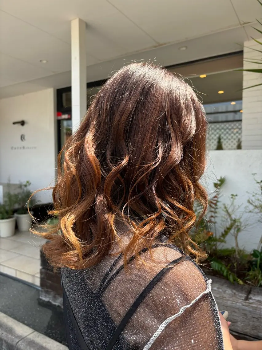 セミロング 近藤 風華のヘアスタイル