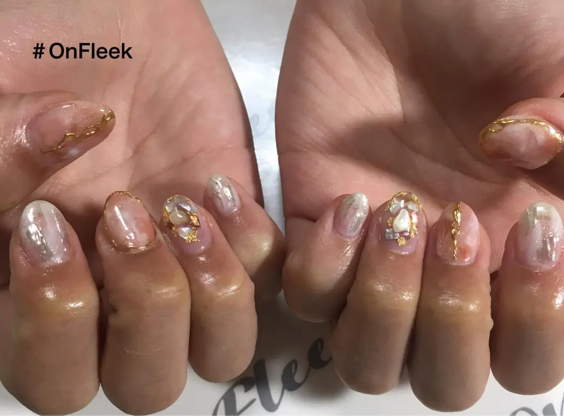 ネイル ハンドネイル NailSalon ＃OnFleekのネイルデザイン