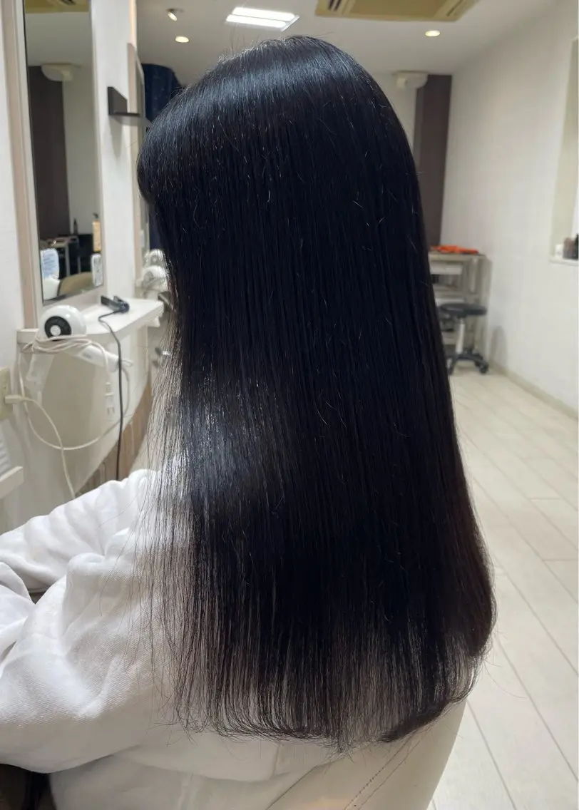 ロング アミーベル🧸🧡 本店✂️しおりのヘアスタイル