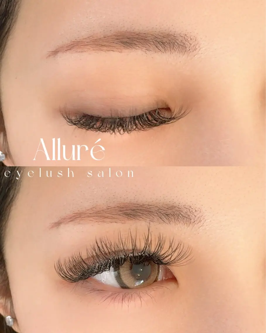 マツエク・マツパ フラットラッシュ マツエク Allure 【アリュール】のマツエク・マツパデザイン
