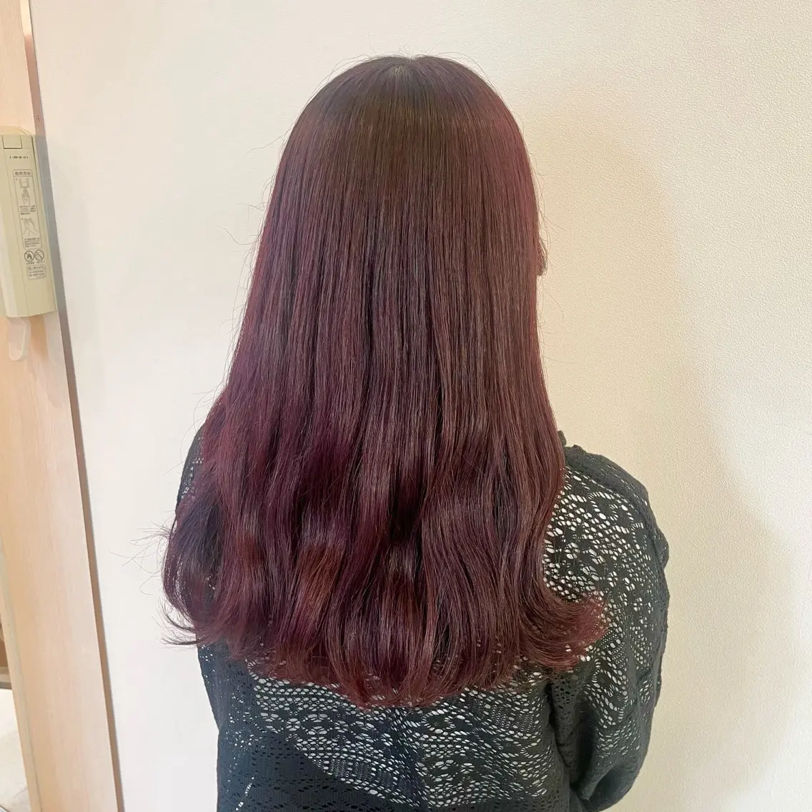 セミロング カラー ヘアアレンジ ラベンダーカラー ピンクカラー ピンクラベンダー ダブルカラー/ レイヤー🍒齋藤 澪のヘアスタイル