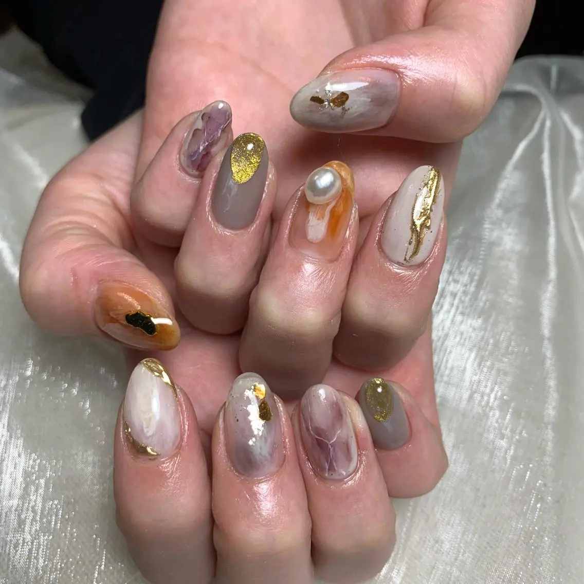 ネイル ハンドネイル 里見 麗のネイルデザイン