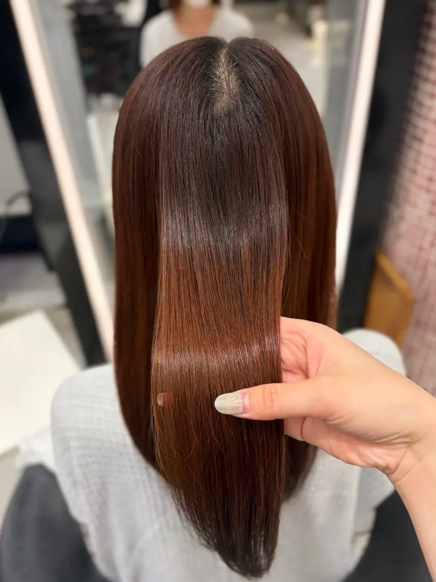 セミロング パーマ セミロングパーマ トリートメント ストレートパーマ 縮毛矯正 🌸銀座No.1パー マ🌸いでいあやのヘアスタイル