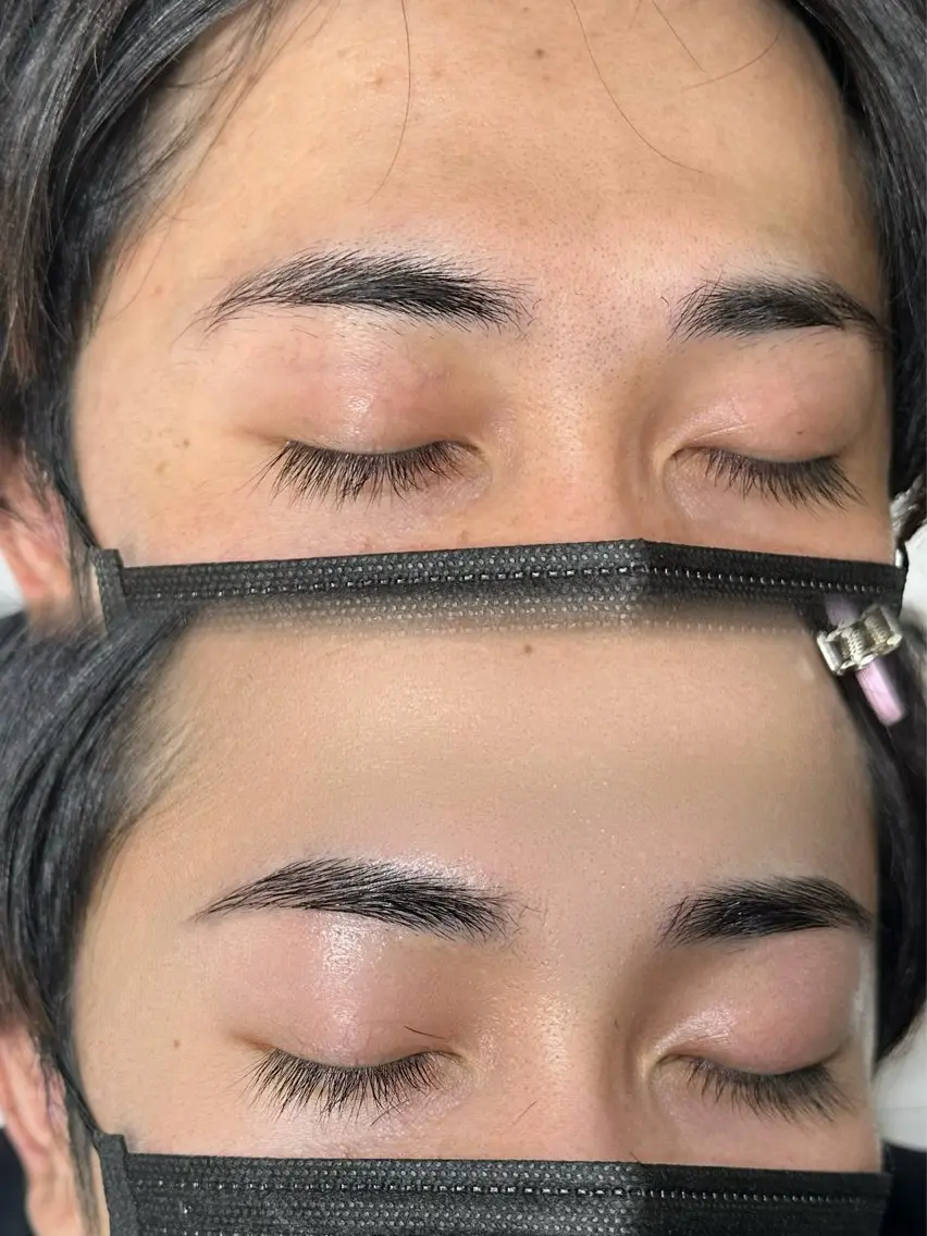眉毛WAXスタイリングの写真