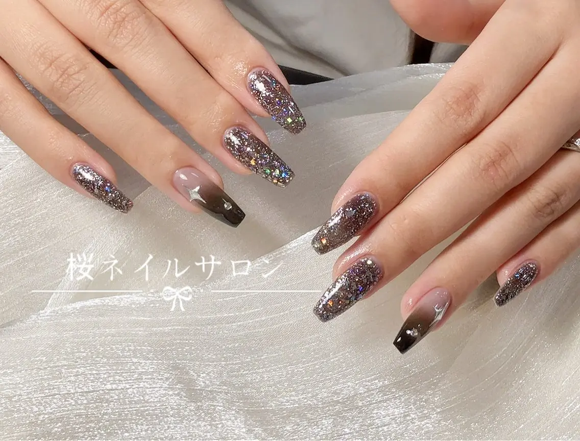 ネイル アートネイル フットネイル フレンチネイル ジェルネイル ニュアンスネイル ハンドネイル 桜 ネイルのネイルデザイン