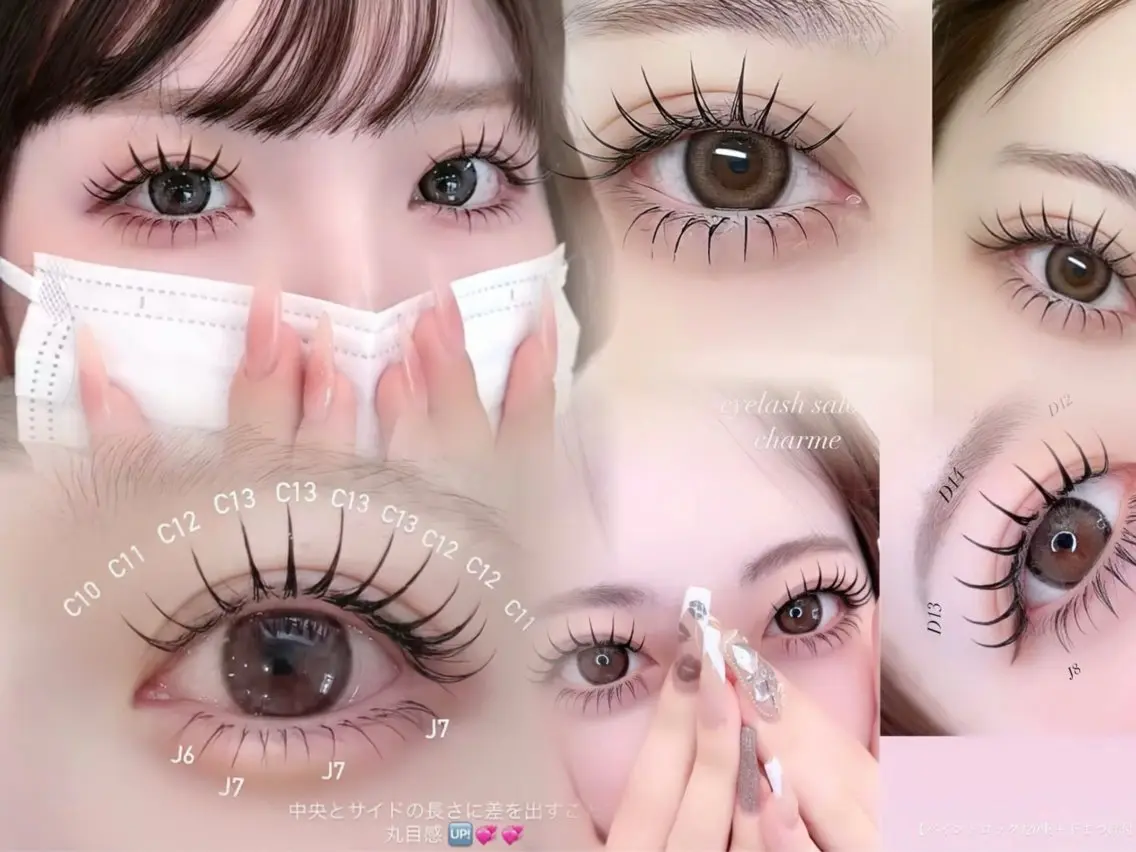 マツエク・マツパ 付け放題 バインドロック 束感まつ毛 フラットラッシュ ナチュラル マツパ YK Beauty Salonのマツエク・マツパデザイン