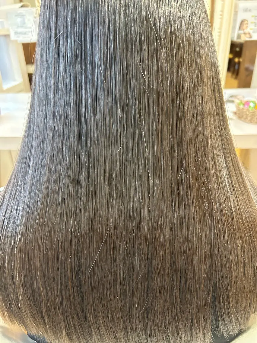 ロング カット 縮毛矯正 村瀬 龍之介のヘアスタイル