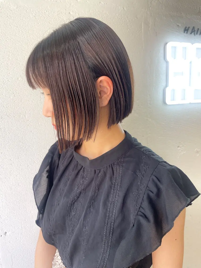 ショート カット ショート✨ボブ✨代表 新田見美仁のヘアスタイル