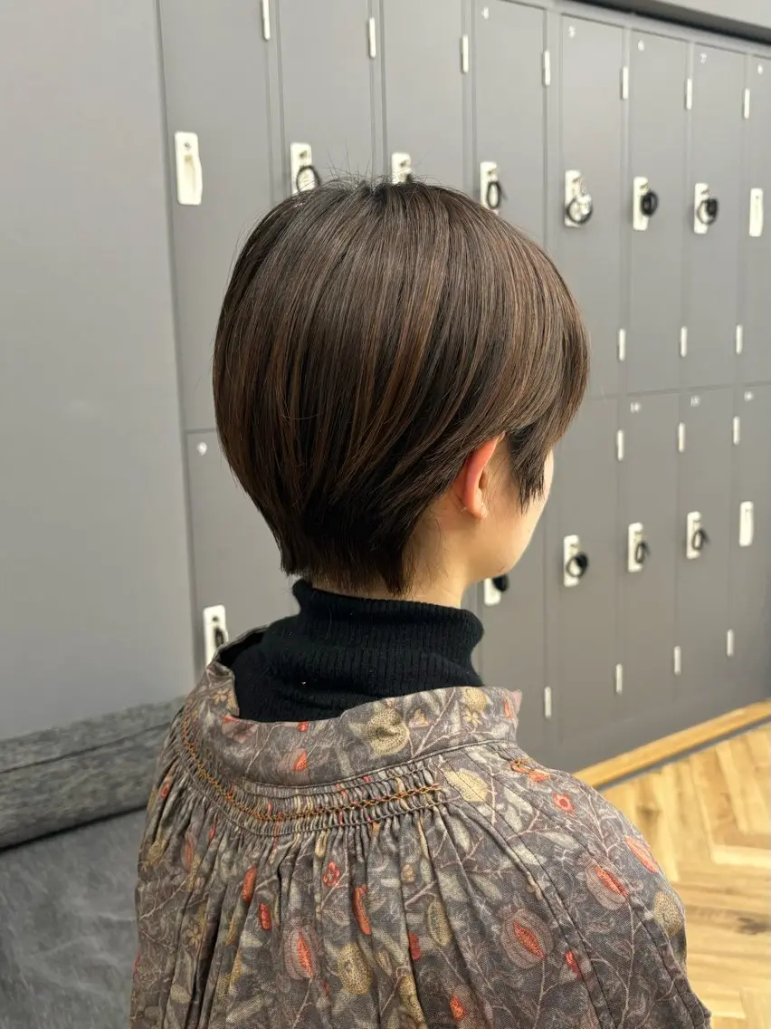 ショート ショートヘア 重里 瑠花のヘアスタイル