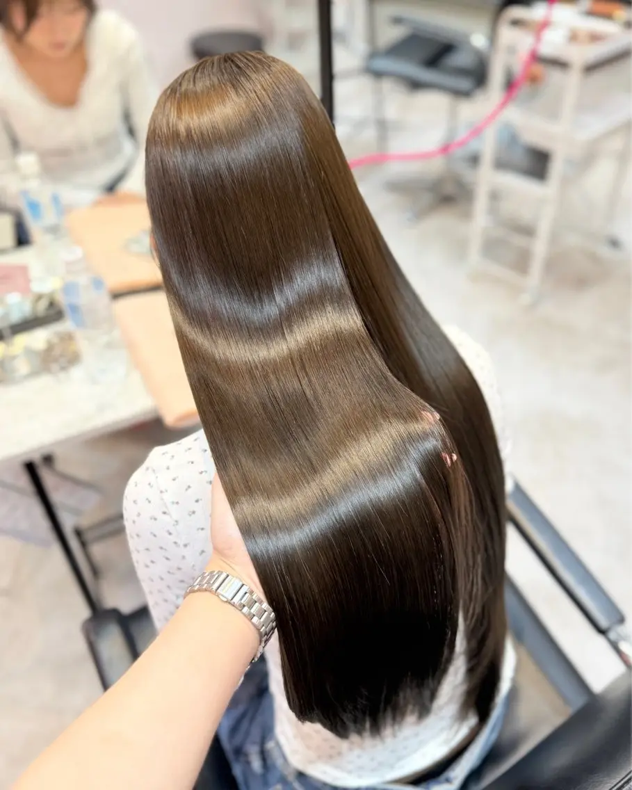 ロング ヘアカラー 透明感/艶カラー 💘Hanaのヘアスタイル